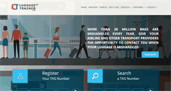 Desktop Screenshot of luggagetracker.com